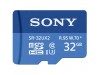 SONY SR-UX2A Series 95MB/s microSDHC 32GB with SD Card Adapter